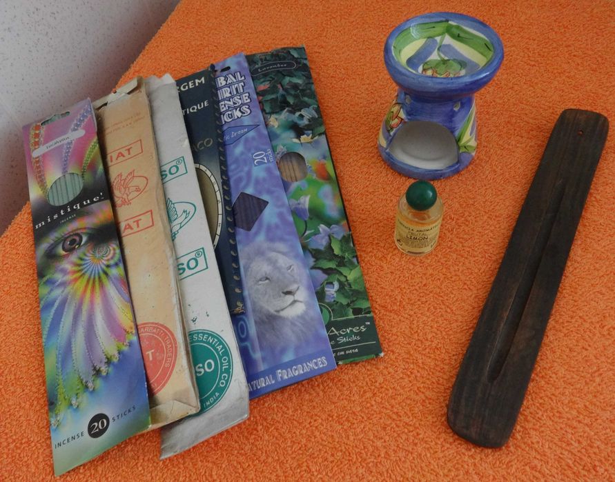 Conjunto Queimador de essências + Suporte Incenso