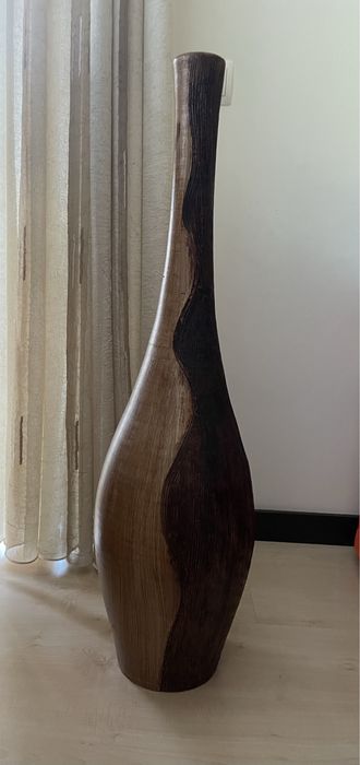 Pote decorativo com duas tonalidades