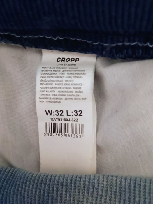 Spodnie jeans jogger męskie rozm.L Cropp
