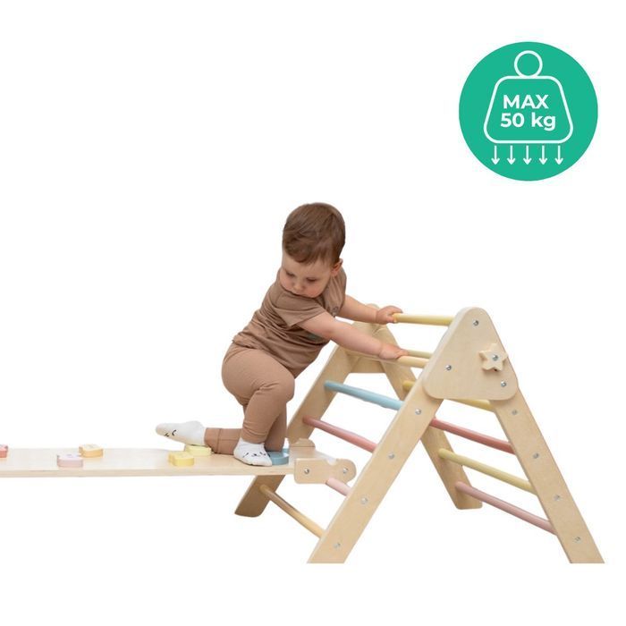 domowy plac zabaw Lama - pastelowy