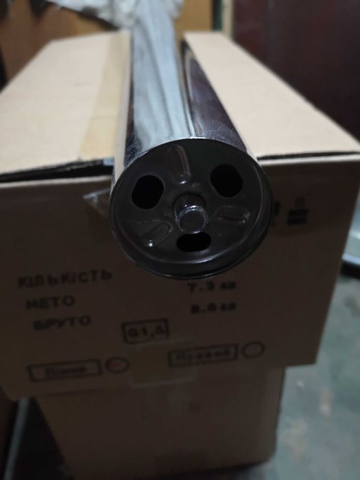 Опора хром стальная основа для офисного стола ножка