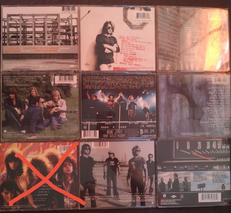Bon jovi kolekcjia 8 płyt cd