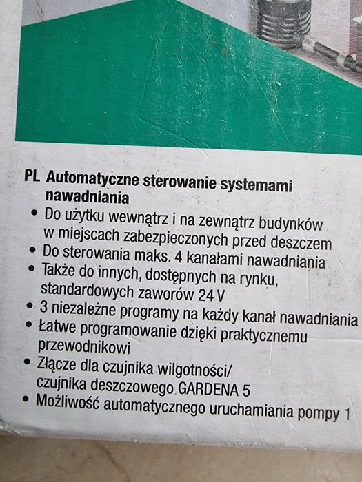 GARDENA. Nowy sterownik nawadniania 4030