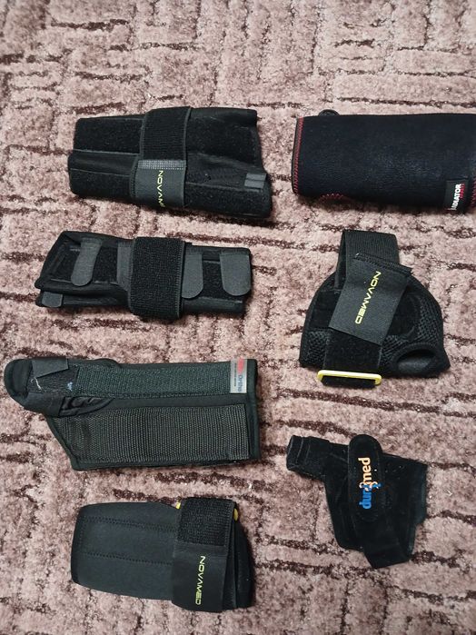 Бандаж та ортез для променевозапясткової кістки руки.