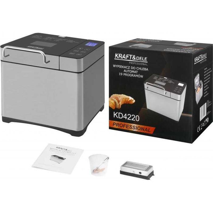 WYPIEKACZ AUTOMAT do robienia i pieczenia CHLEBA 19 programów KD4220