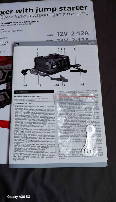 Amio FC-12E wspaniały mocny prostownik z rozruchem