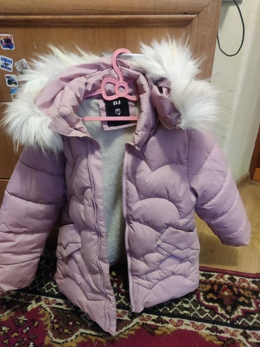 Куртка зимова для дівчинки на 4 5 років