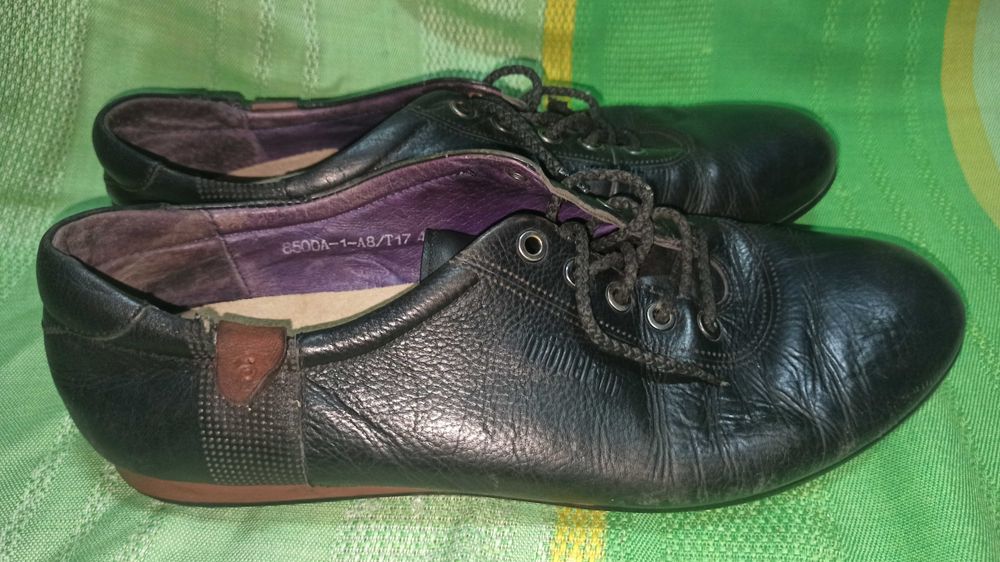42 размер  кожаные туфли