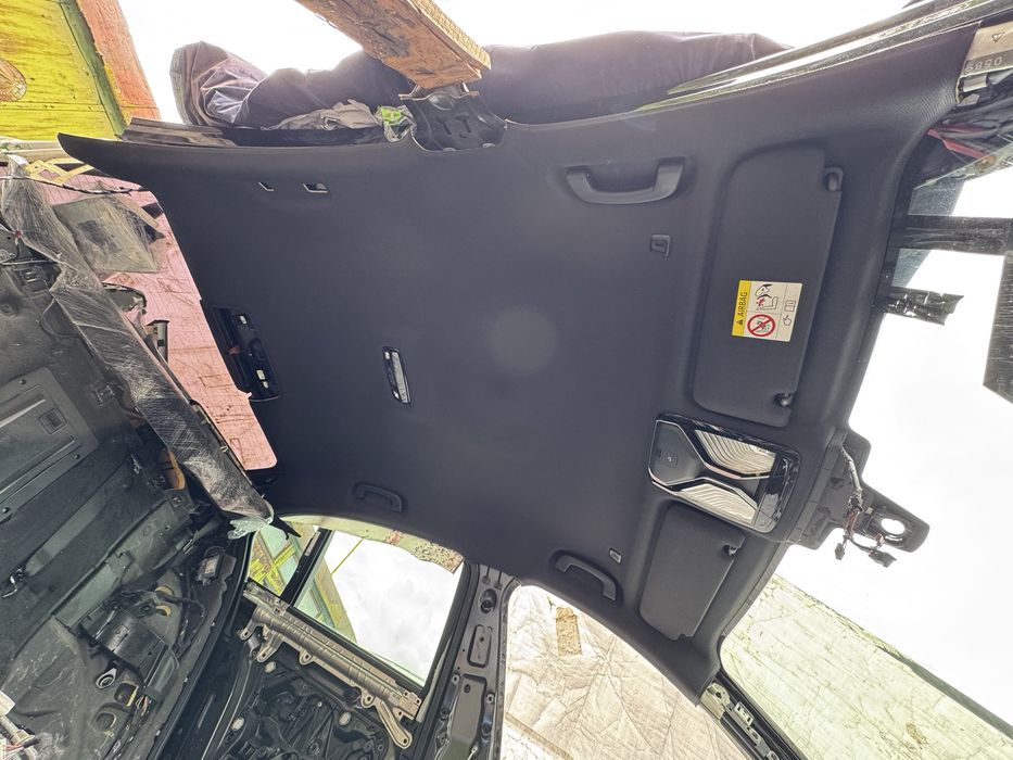 Комплект чорної стелі BMW G11 потолок без люку оригінал чорна стеля бмв Г11 ручки козирькі плафони люстра стійки
