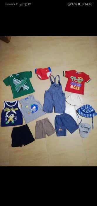 Lote 12 peças para 12-18 meses de Verão