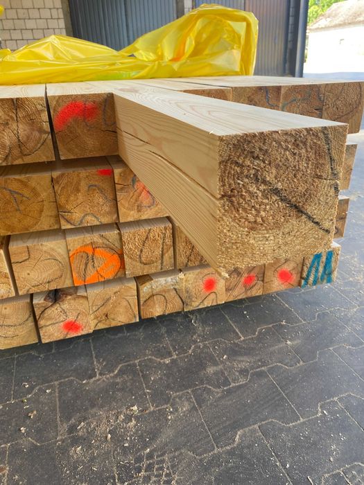 Kantówka strugana 10x10 Drewno konstrukcyjne Zadaszenia tarasów Altany