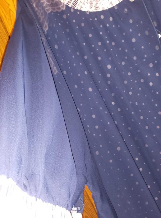 Плаття трикотажне з шифоновою накидкою. Нове. Розмір 56.