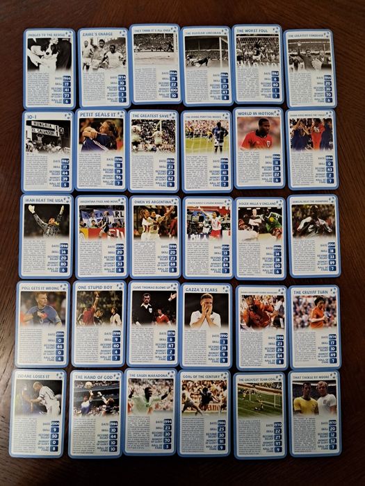 Колекційні картки, футбольні карточки відомих стадіонів, рекордів