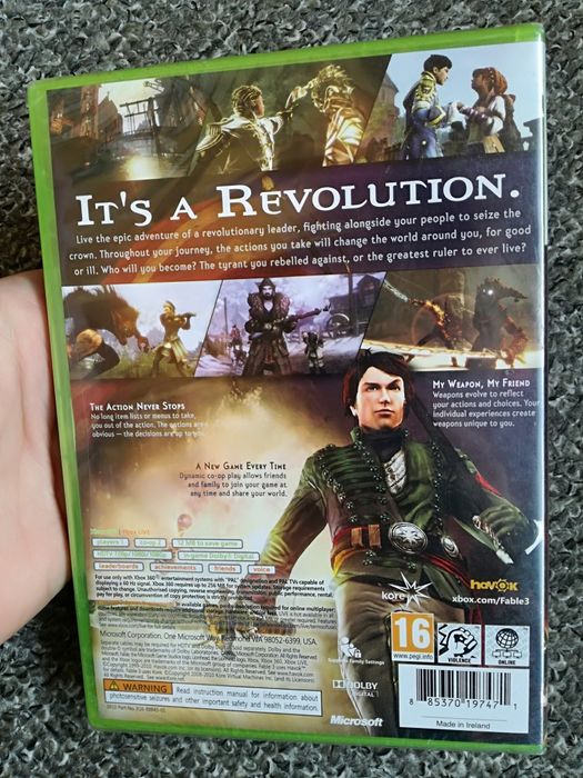 Fable III / Xbox 360 / Nowa / Premierowa / 3xA