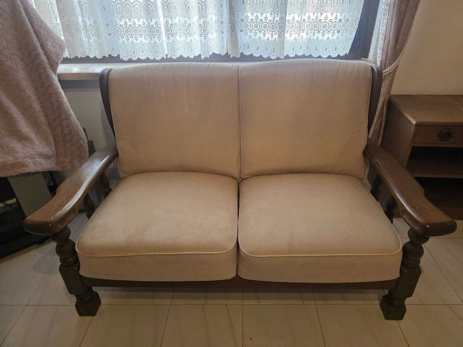 Conjunto sofás vintage - 3+2+1 lugares