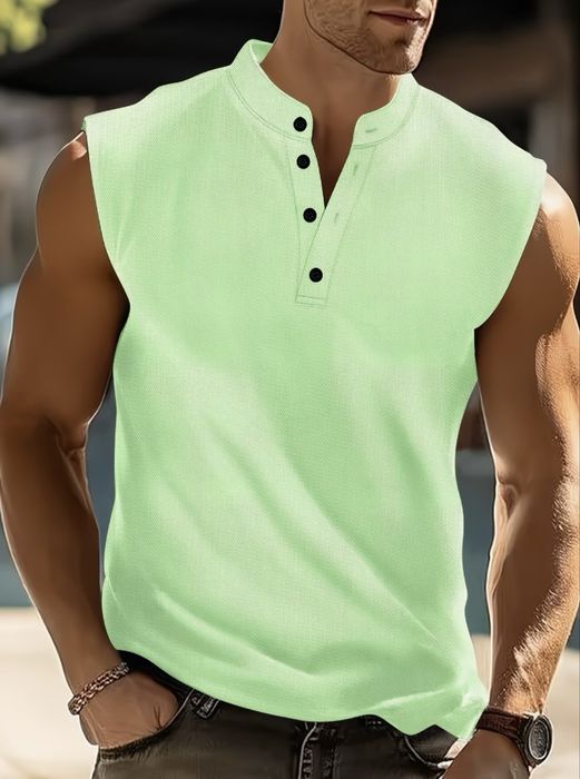 Tshirt cava com botoes