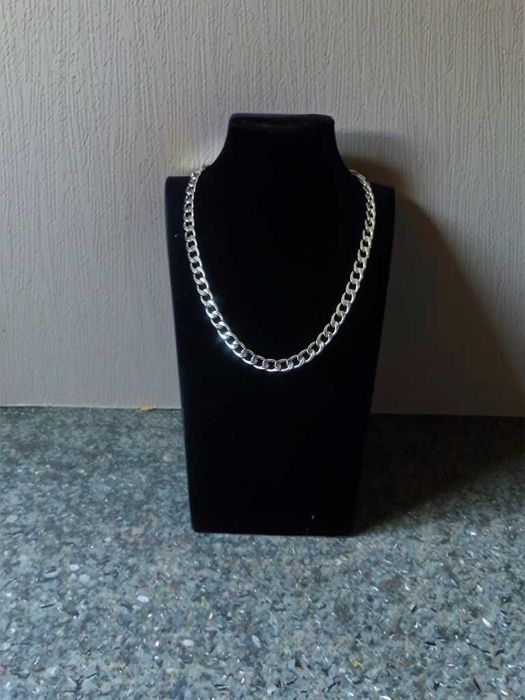 Naszyjnik męski Pancerka 50 cm / 9 mm – stal szlachetna + pudełko