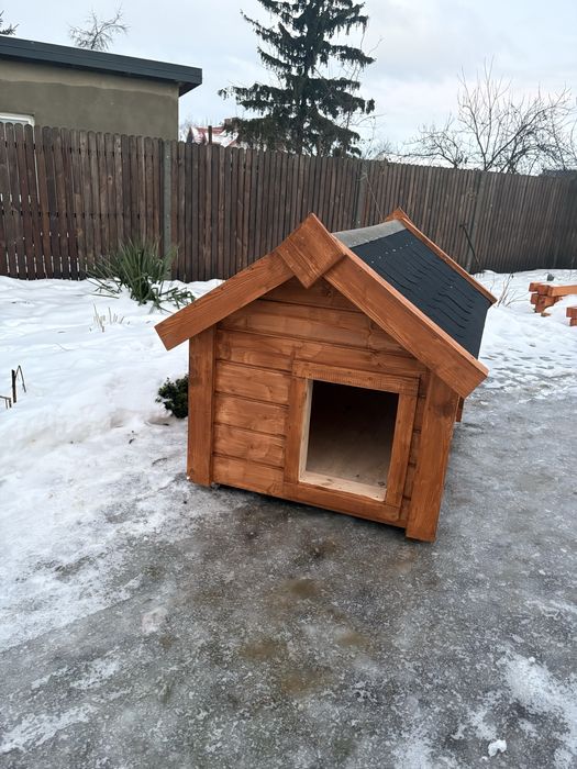 Buda dla psa ocieplana,z otwieranym dachem,impregnowana
