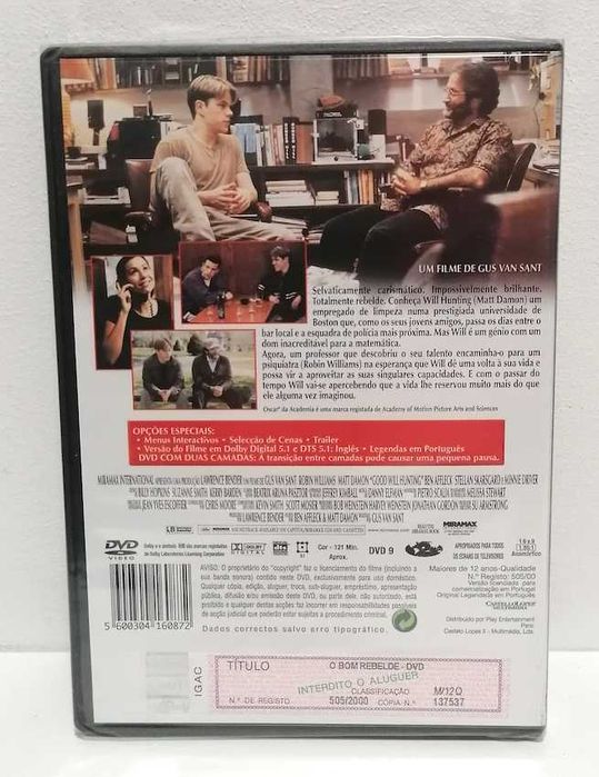 O Bom Rebelde. Dvd selado.
