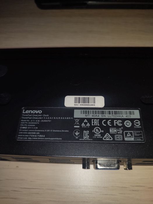 Stacja dokująca Lenovo ThinkPad