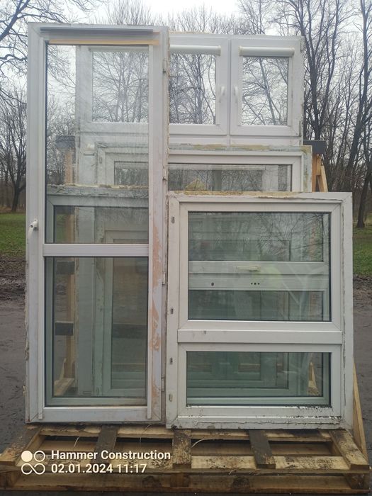 Okna drzwi plastikowe uzywane