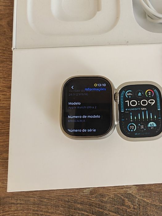 Apple Watch Ultra 2(2023) 49MM Cell Titanium Natural C/Garantia Aceito Retomas
