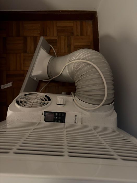 Ar Condicionado Portátil H. KOENIG KOL7812 (25 m² - 12000 BTU - Branco). MOTIVO: MUDANÇA.