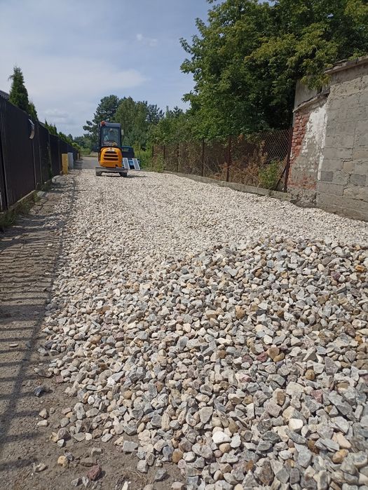 Szlaka Kruszywa Drenaż Żużel Ziemia Ogrodowa Piach Żwir Gruz Tłuczeń