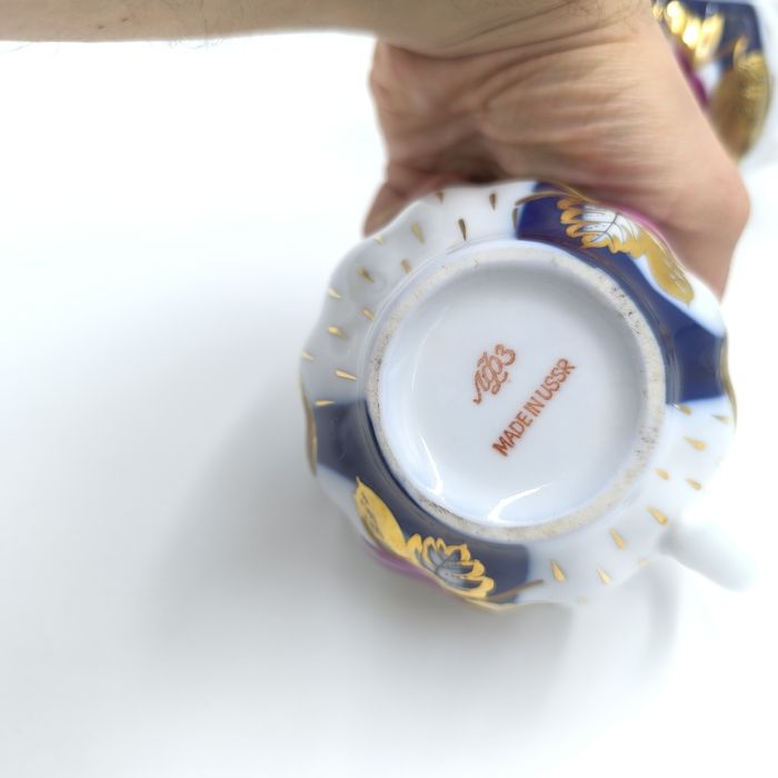 Łomonosow Dzbanek Cukiernica Mlecznik