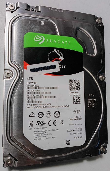 Discos Rígidos HDD 3.5", 4Tb (vendidos) e 6Tb