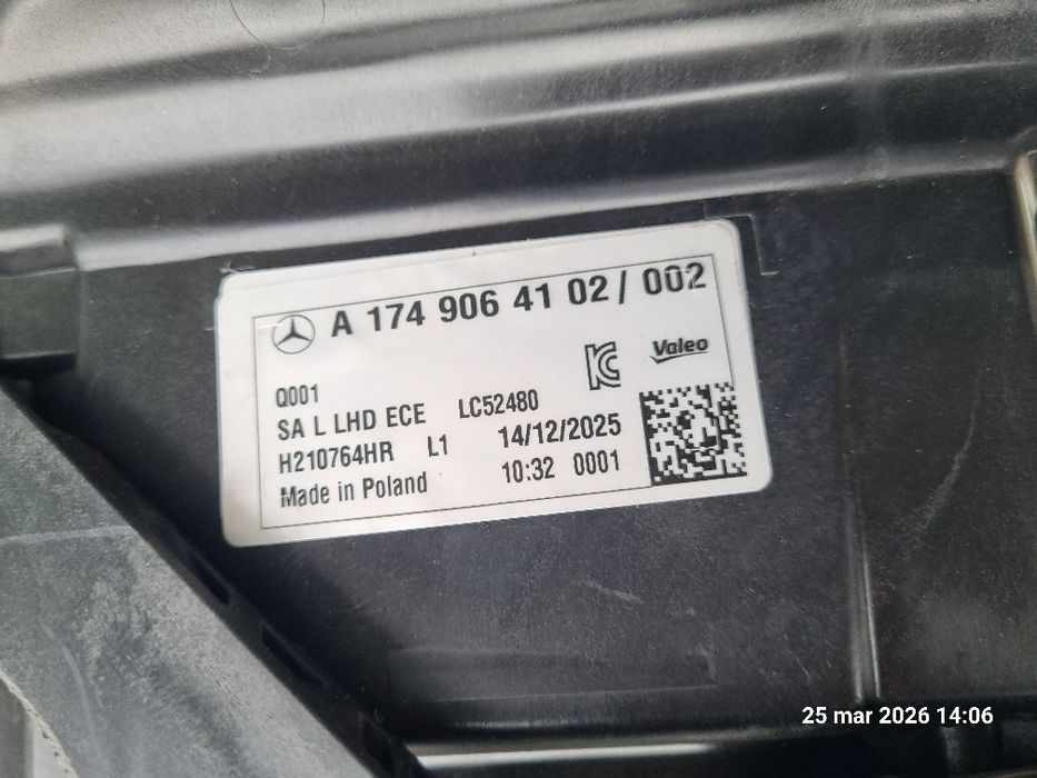 Lampa prawa przód Mercedes CLA III A174 W174 FULL LED PERFORMANCE NOWA