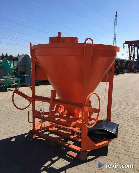 Pojemnik zbiornik dźwigowy do transportu betonu lej kubeł 500L Rękaw