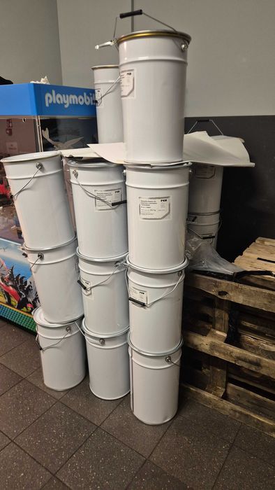 Wiadra metalowe 20L - zamykane z uszczelką