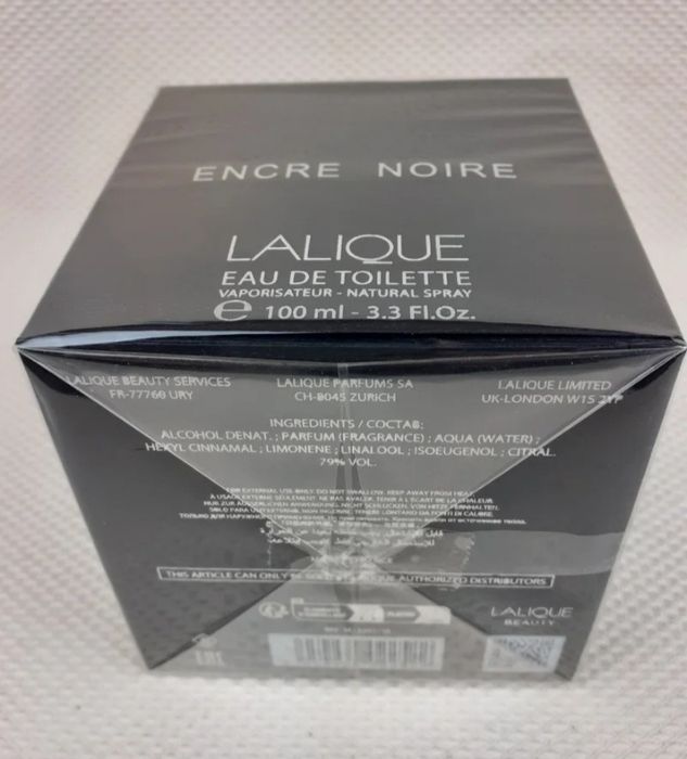 Encre noir Lalique EAU de toilette 100ml