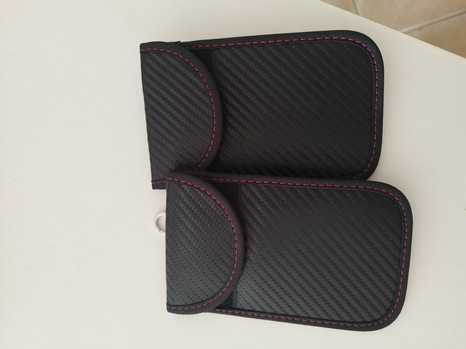2 ​Bolsas de Faraday Anti-Roubo (Signal Blocker) - Proteção Chave Key