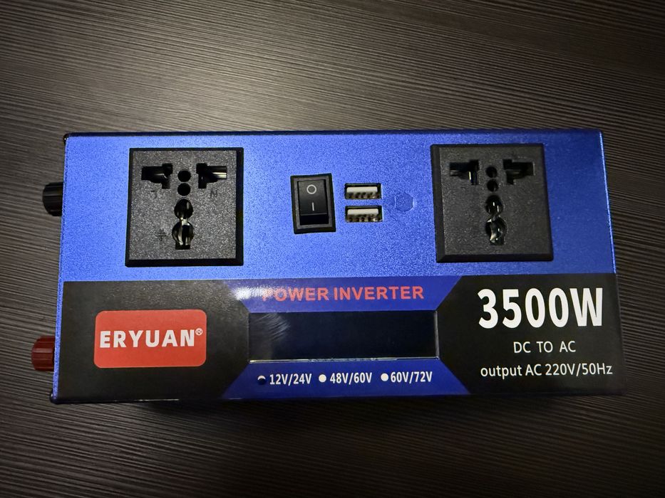 Інвертор (перетворювач напруги) 12v-220v 3500w