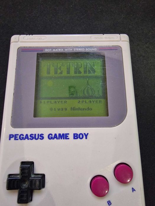 Biały Kruk !!! PEGASUS GAMEBOY wraz z grą Tetris