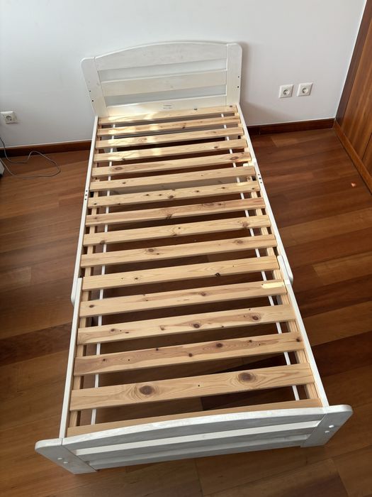 Cama rústica para crianca extensivel 1.40m/1,96m