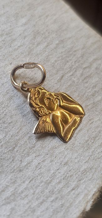 Золота підвіска Ангел 583 проба (0.38 г)