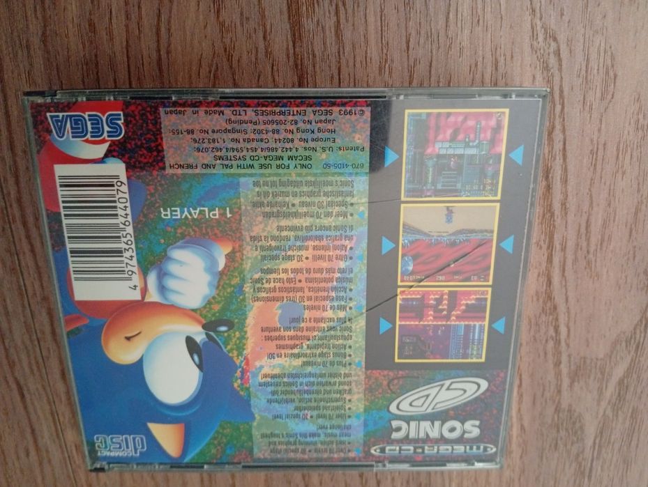 Sonic CD Sega Mega CD Completo