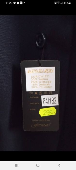 Marynarka męska stan idealny