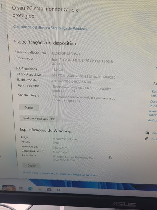 Computador hp compaq ellite  8300