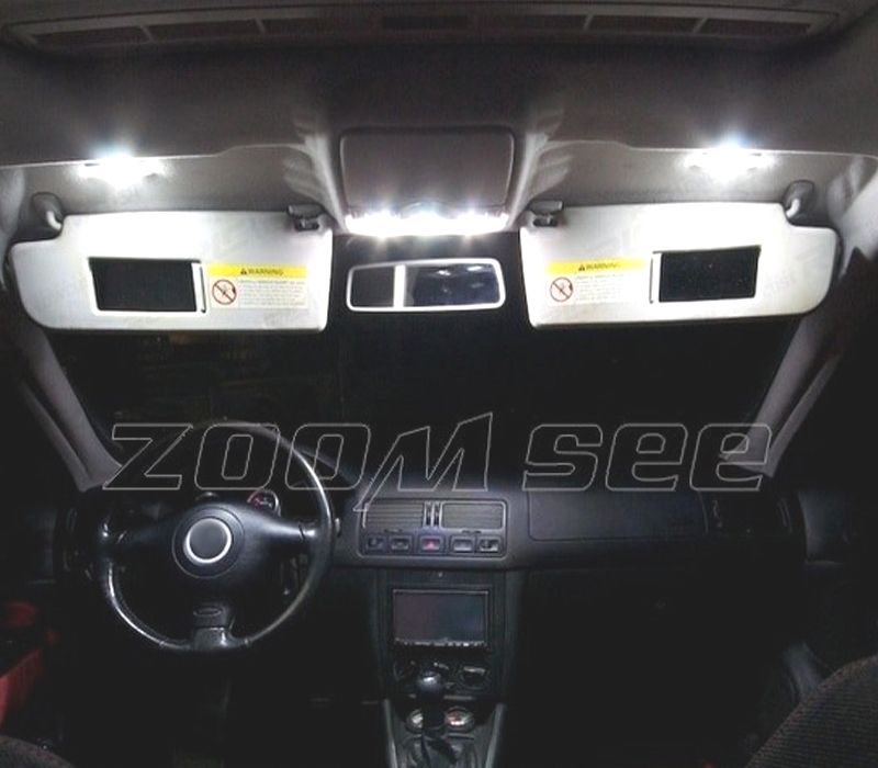 KIT COMPLETO 15 LAMPADAS LED INTERIOR PARA VOLKSWAGEN VW JETTA 4 MK4 MKIV 99-05