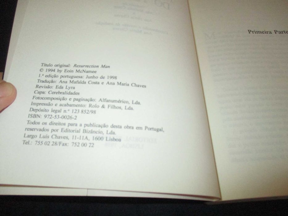 Livro Nos Limites do Terror Eoin McNamee