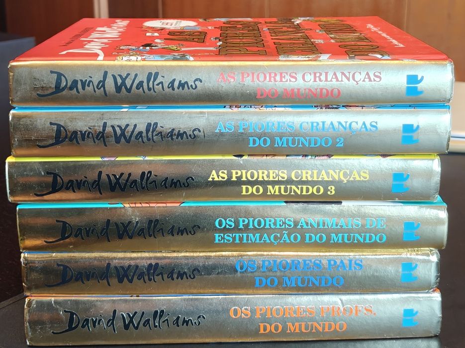 Livros David Walliams "Os/As piores..."