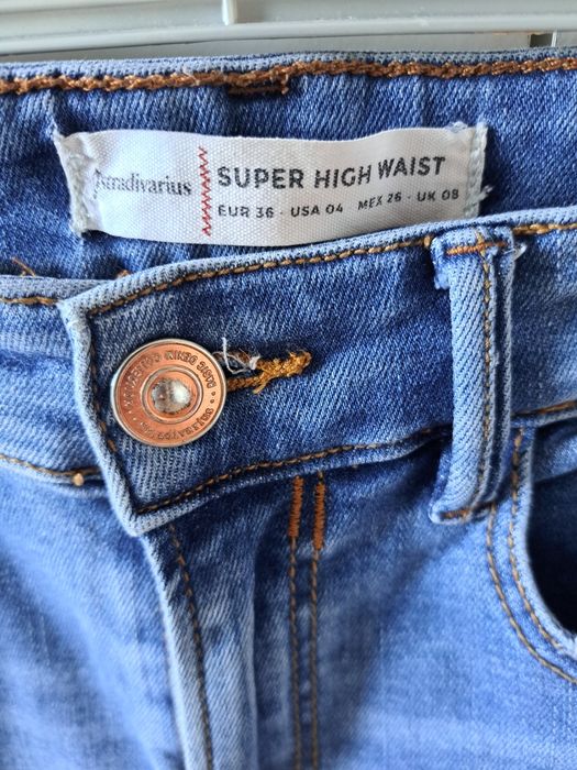 Calças de ganga super high Waist 36