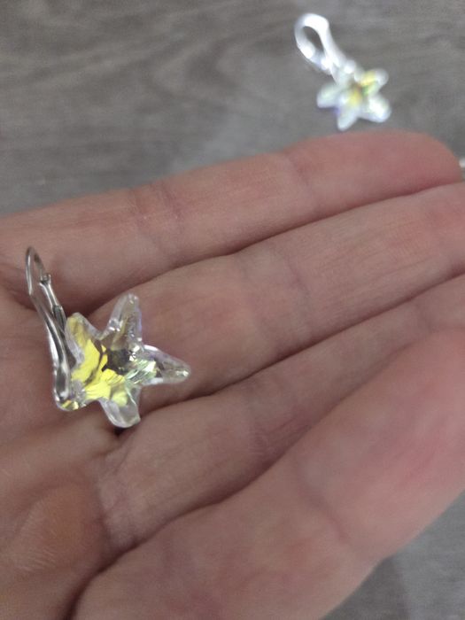 Swarovski wisiorek i kolczyki