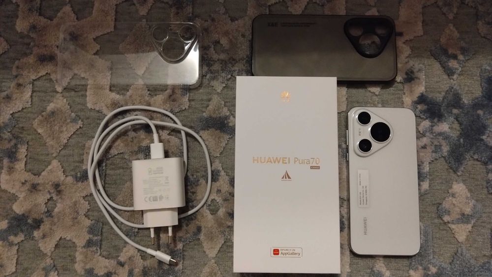 Huawei Pura 70 PERŁOWY + CASE