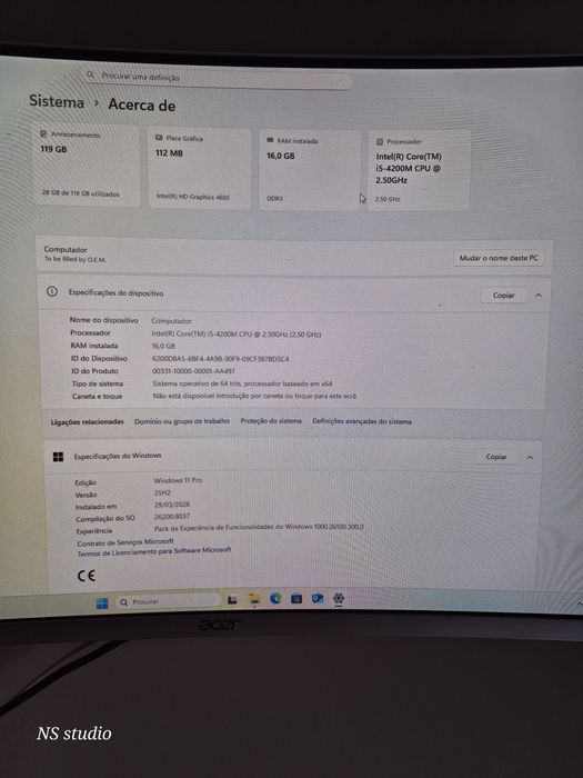 PC Computer Core i5 - 128GB SSD - 8GB RAM - Windows 11461971994884843524