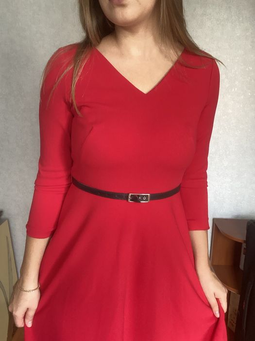 Продам сукню колір марсала, червоне Calvin klein